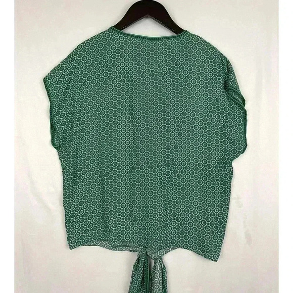 Max Studio Sleeveless Tie Waist Blouse Top MEDIUM Women's Printed Pattern - Picture 7 of 10